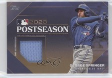 2024 Series 1 Postseason Performance Relics Gold 25/25 George Springer 0h6w