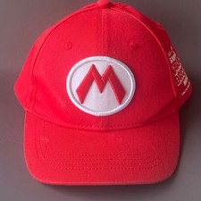 The Super Mario Bros Movie Promotional Hat Nintendo Snapback Baseball Cap Red
