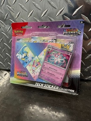 Pokemon Scarlet & Violet   Prismatic Evolutions Tech Sticker - Sylveon
