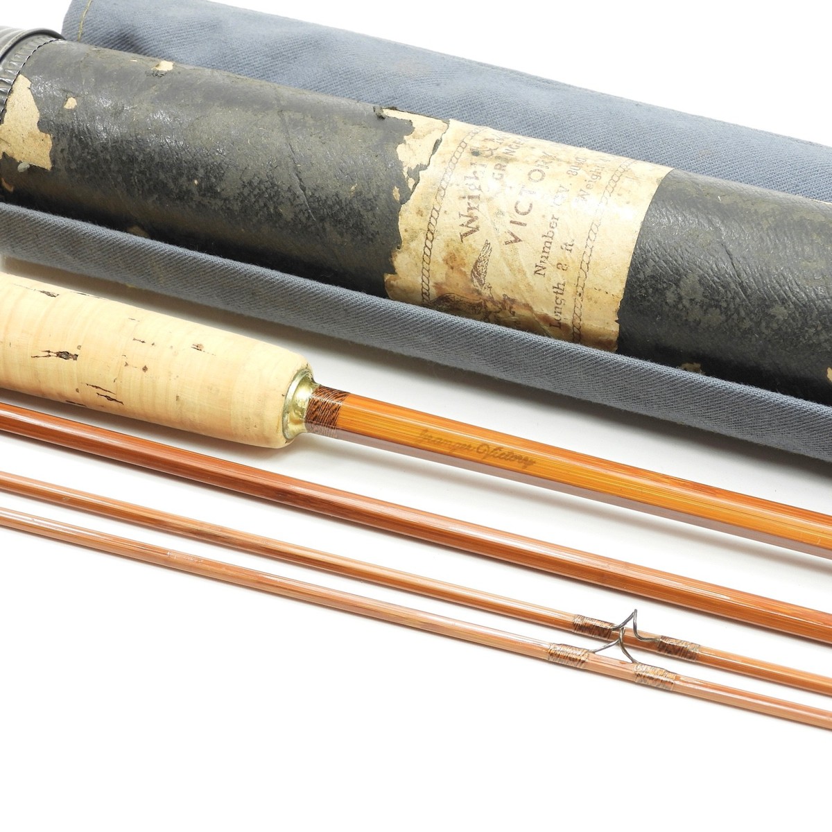 Wright & McGill Granger Victory 8040 Bamboo Fly Rod. 8' 3/2. W