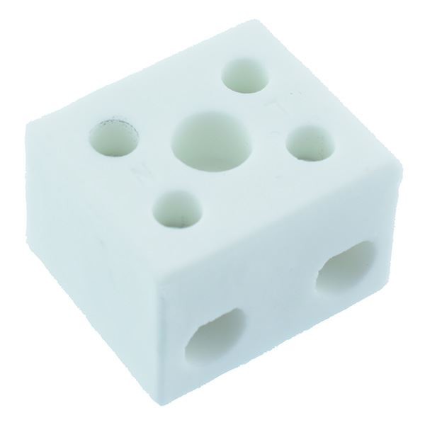 2x 2-Pole 57A Ceramic Connector Terminal Block DESTB-1002