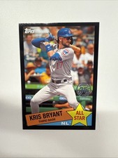 2020 Topps - 1985 Topps Baseball All-Stars Kris Bryant #85AS-50 Black /299