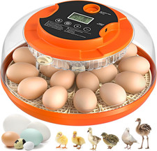 18 Egg Incubator with Automatic Egg Turning and Humidity Control, Eggs Incubator