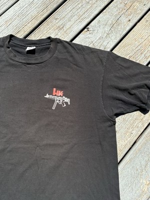 Vintage Heckler & Koch MP5 No Compromise Anvil Tee Shirt Men s XXL Black