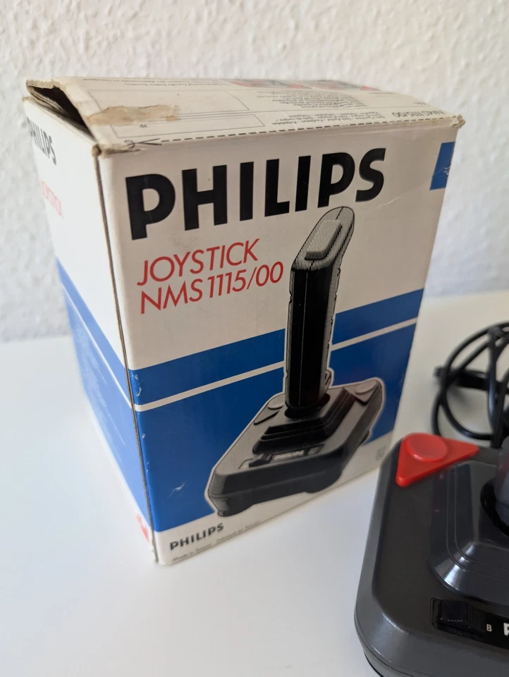 Philips Joystick NMS1115/00 MSX MSX2 Retro Inklusive OVP Made In Taiwan - Bild 2 von 4