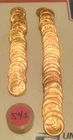 Roll Of 50  BU 1954-S  Lincoln Wheat Cents Penny MS  Gem UNCIRCULATED A1