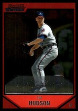 Tim Hudson 2007 Bowman Chrome #167 Braves MLB READ FREE SHIPPING AutographDen