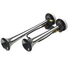 Tromba pneumatica aria compressa 2 suoni con elettrovalvola 12V