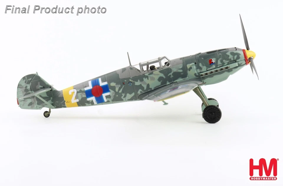 Hobby Master 1/48 BF 109E-3 Jan Reznak blanco 2, 13. (lento.)/JG 52 Luftwaffe HA8724 Foto 4 de 4