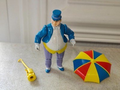 VINTAGE 1984 KENNER DC COMIC SUPER POWERS PENGUIN ACTION FIGURE BROKEN UMBRELLA