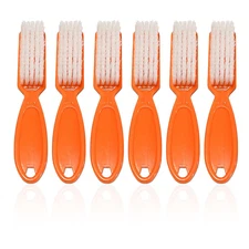 6Pcs Nail Brush for Cleaning Fingernails, Handle Grip Cleaning Brush for Nail an
