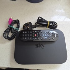 Sky Q  Mini TV Box EM150 with Remote, Power & HDMI Cables- Fully working