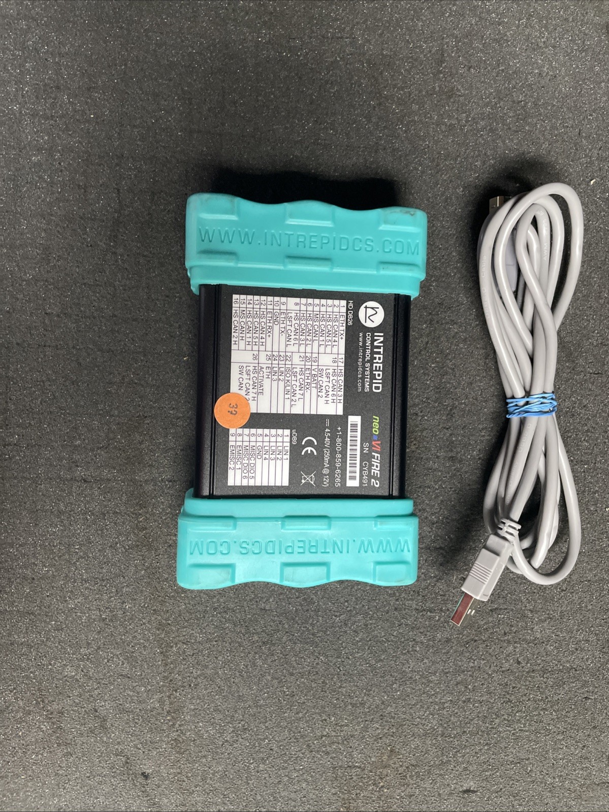 Intrepid NeoVI Fire 2 Multi-Protocol Vehicle Interface & Data Logger