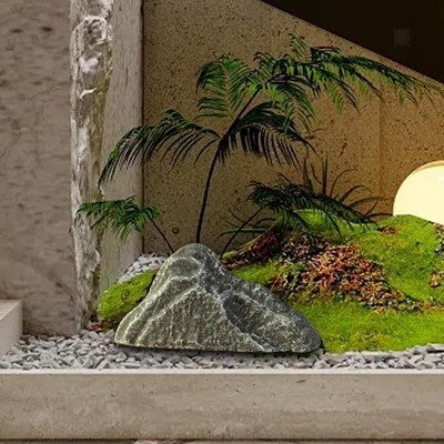 Realistischer Berg Künstlicher Felsen Fee Garten Deko Landschaft Kunststein