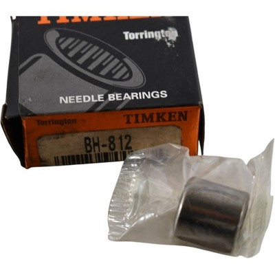 NEW Timken BH-812 Needle Roller Bearing Drawn Cup Full Complement 0.5 Inch Bore 