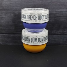 SET of 2 Sol De Janeiro 75ml Bum Bum Creams Scents 62 & 59 Delicia Drench Bundle