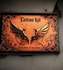 Tattoo Starter Kit-Complete Starter Set with Tattoo Gun-see Pictures for Details