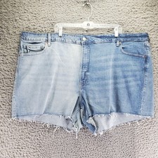 Old Navy Shorts Womens Plus 28 Blue Denim Cutoff Shorts O.G. Straight