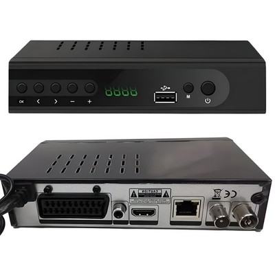DVBT2 Receiver Full HD TV Tuner mit Fernbedienung, HDTV Mediaplayer mit PVR A...