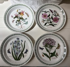 Portmeirion Botanic Garden ~ Susan Williams Ellis 4pc Plates 8 1/2”~ Old Mark