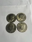 4 Kennedy half dollars, I-1971, 2-1972, 1-1973