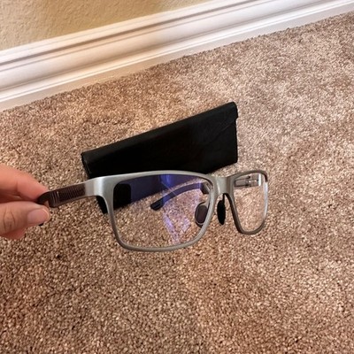 ANYLUV TC4571-2 Blue Light Blocking Glasses Gunmetal Grey Carbon Fiber Style