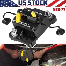 For Minn Kota MKR-27 60 AMP Circuit Breaker 1865115 Waterproof &Ignition Protect
