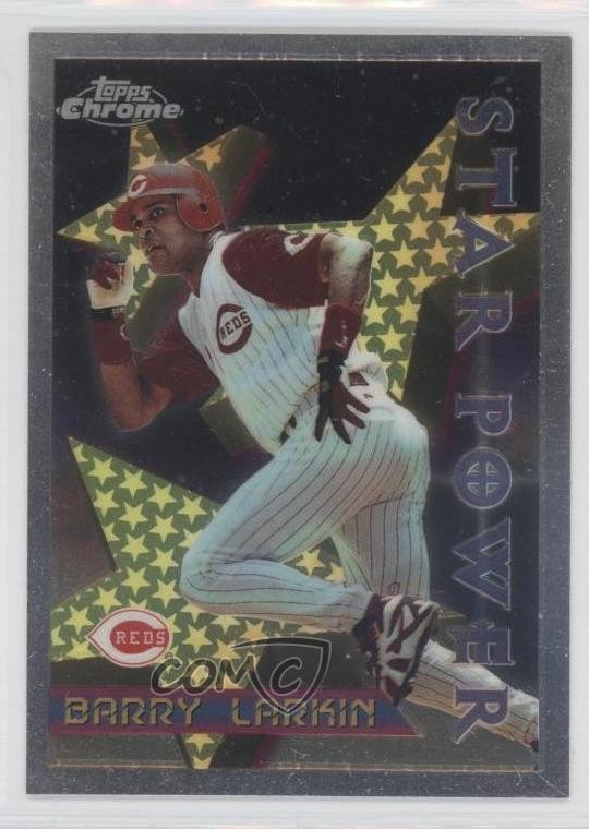 1996 Topps Chrome Star Power Barry Larkin #6 HOF 0u7