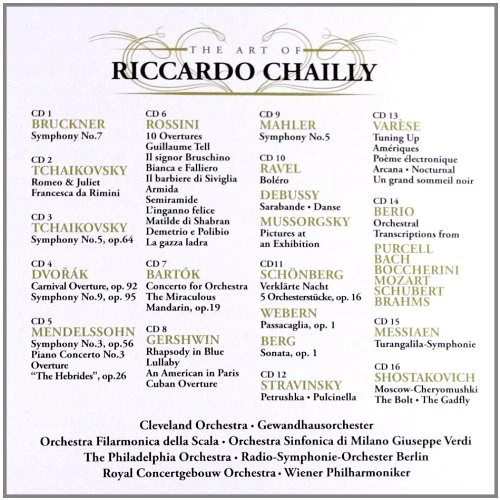 /The Art of Riccardo Chailly 16CD a - Image 2 of 2