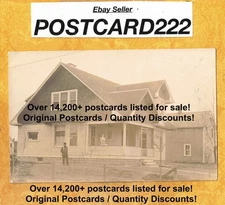 OR Portland area 1908-29 RPPC postcard HOUSE related to Hattie Calhoun Family