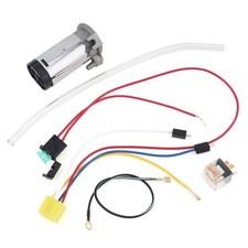 12V Air Compressor  Air Hose  Wires and Relay for Air Horn Car/Truck/Vehicle