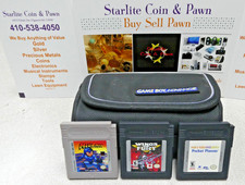 Nintendo Game Boy Mega Man, Wings of Fury, Mary-Kate & Ashley & Soft Carry Case