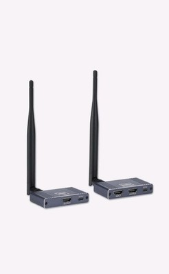 Wireless HDMI Transmitter and Receiver, 5.8GHz Wireless HDMI Extender Kit wit...