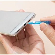5-Piece Cell Phone Cleaning Kit with -Side Tools Nylon Brushes and Hook