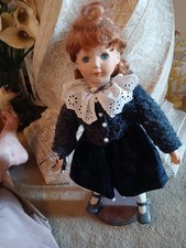 16 In Porcelain Doll  Ready For A Tea Party.