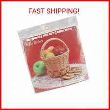 Commonwealth Basket Burgundy Hill Basket Kit, Apple Basket 6"X6"X9"