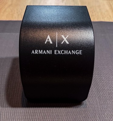 Armani Exchange Uhrenbox Schwarz Aufbewahrung Geschenkbox Uhrenetui Glieder