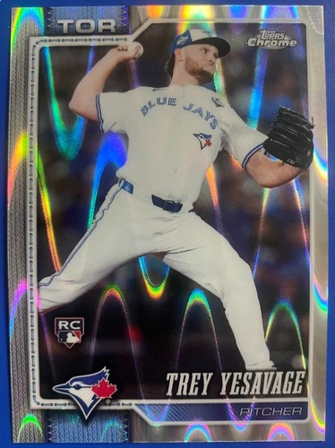 2026 Topps Chrome Trey Yesavage #86 ROOKIE RayWave Refractor