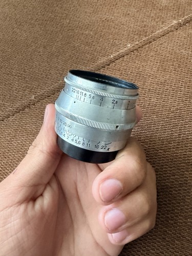 Jupiter 8 2/50 LTM M39 Silver Camera Lens