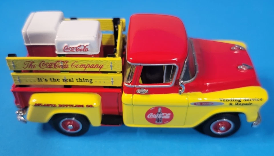 Matchbox Collectibles Coca Cola 1957 Chevy Truck 1:43 Scale YPC01-M COA Box - Image 3 of 4