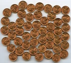 1955 P Lincoln Wheat Cent  Uncirculated Roll #50  * No Reserve *