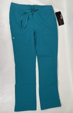 Greys Anatomy Barco 3PKT Cargo Low Rise Straight Leg Scrub Pants Womens TS NWT
