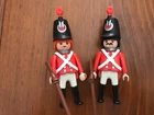 Vintage Playmobil Red coat soldiers