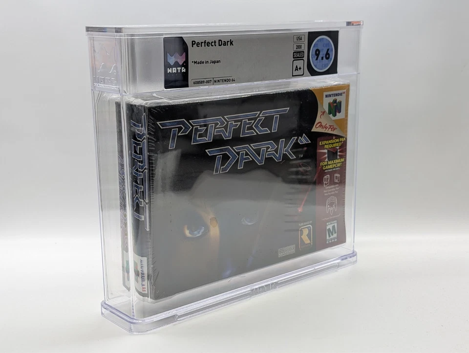 WATA 9.6 Graded Perfect Dark Nintendo 64 [USA 2000] - Image 2 of 4