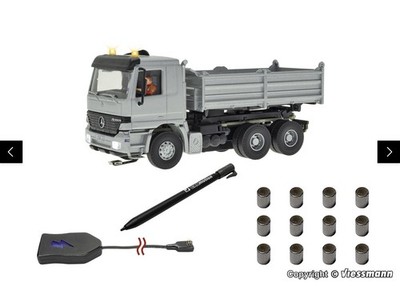 Viessmann Car Motion MB Actros Dump truck start set 8004 HO Scale