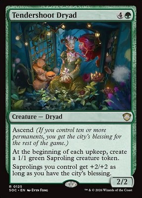 MTG Tendershoot Dryad [SOC] #125