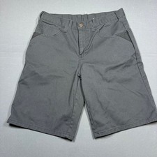 Vintage Dickies Black Canvas Work Wear Utility Shorts 32 Skater Cotton Men Y2K