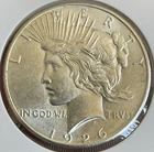 1926 P Peace Silver Dollar ~ UNCIRCULATED from ROLL ~ 90% Silver $1