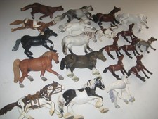 Schleich herd of horses/ 20 total/ colts/foal/mare/ work horse/ pretend play