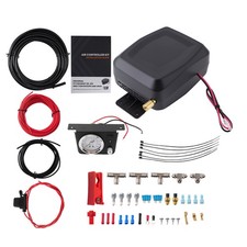 Universal Air Springs Bag Control Kit Guage Switch Compressor 100 Psi Max Universal Air Springs Bag Control Kit Guage Switch Compressor 100 Psi Max